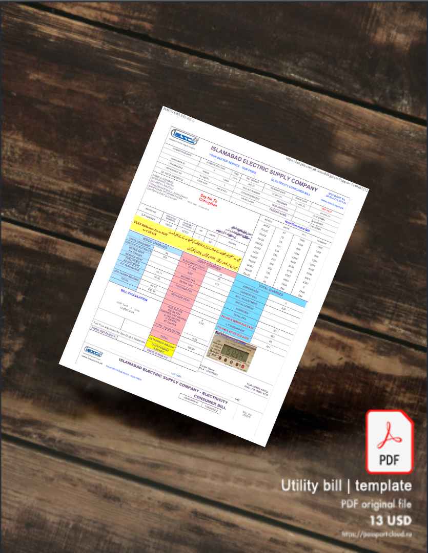 Utility bill | Albanian Power | Albania